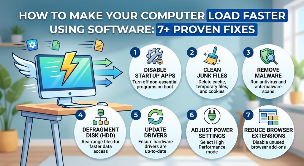 How to Make Your Computer Load Faster Using Software 7+ Proven Fixes